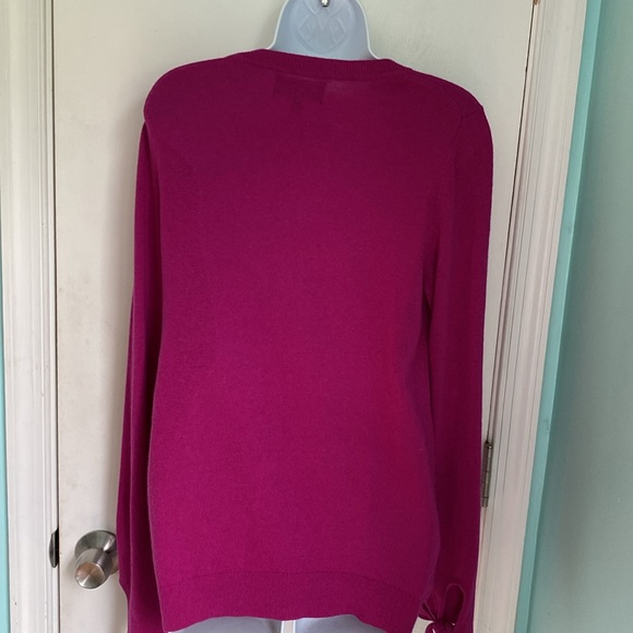 Banana Republic Merino wool blend tie-sleeve sweater VGUC - Picture 2 of 5